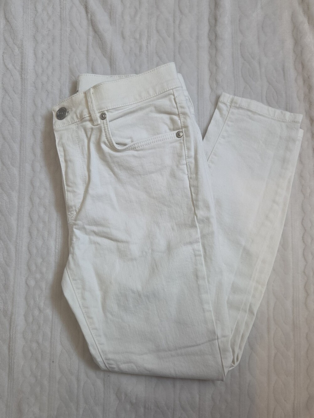 Loft White Business Casual Formal Officewear Modern Skinny Jeans 6 Petite - Picture 3 of 6